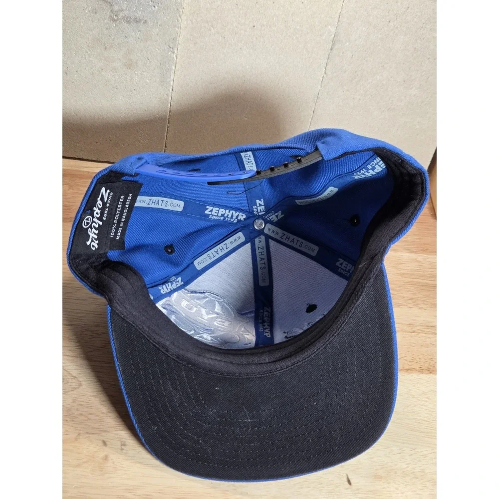 Zephyr BYU Cougars Rise and Roar Snapback Hat Blue Black Youth Adjustable